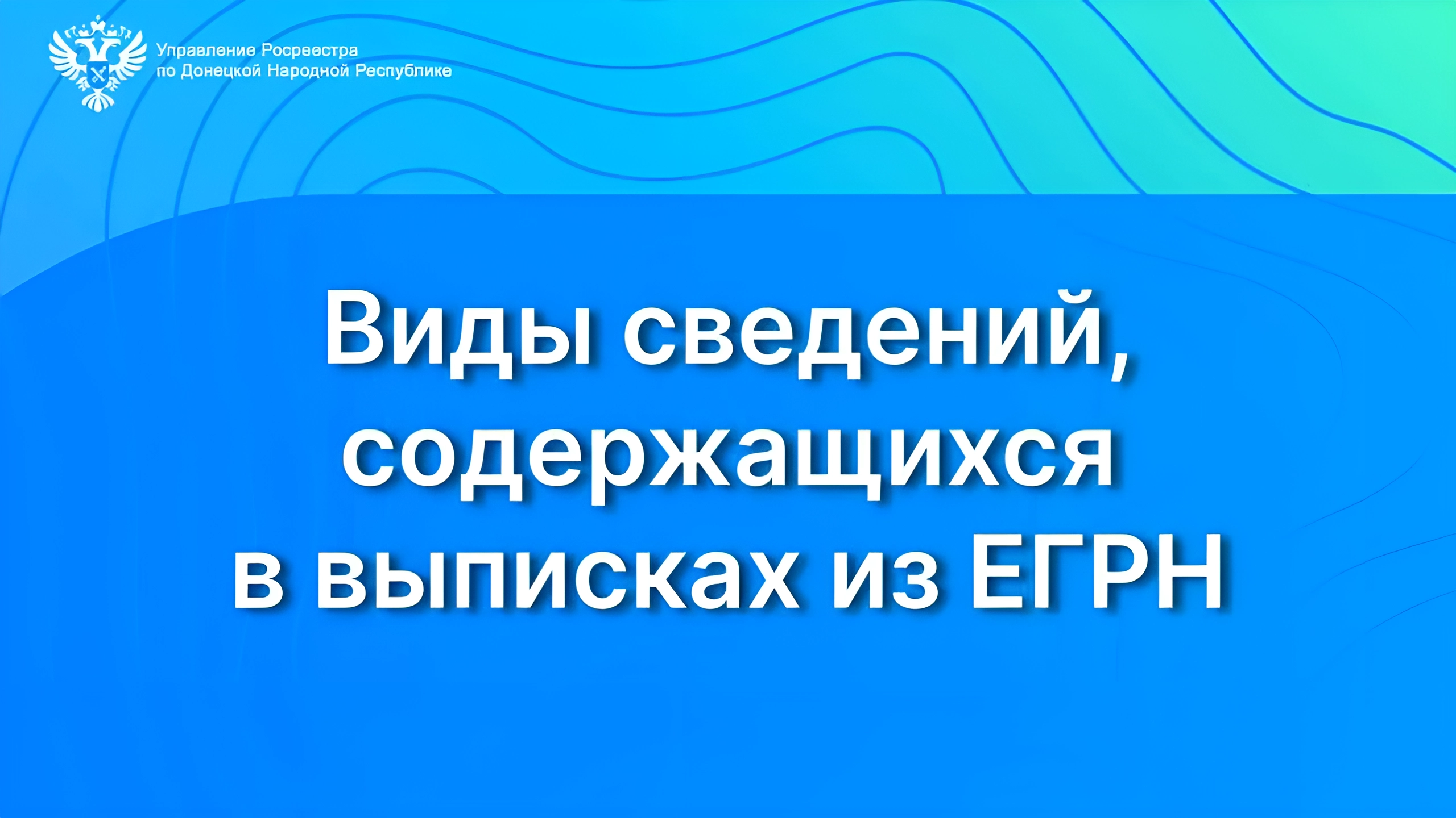 Виды сведений, содержащихся в выписках из ЕГРН.