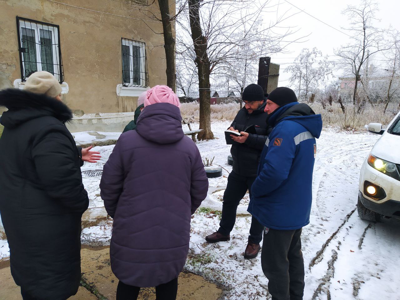 Встреча с населением депутата Шахтерского МС.