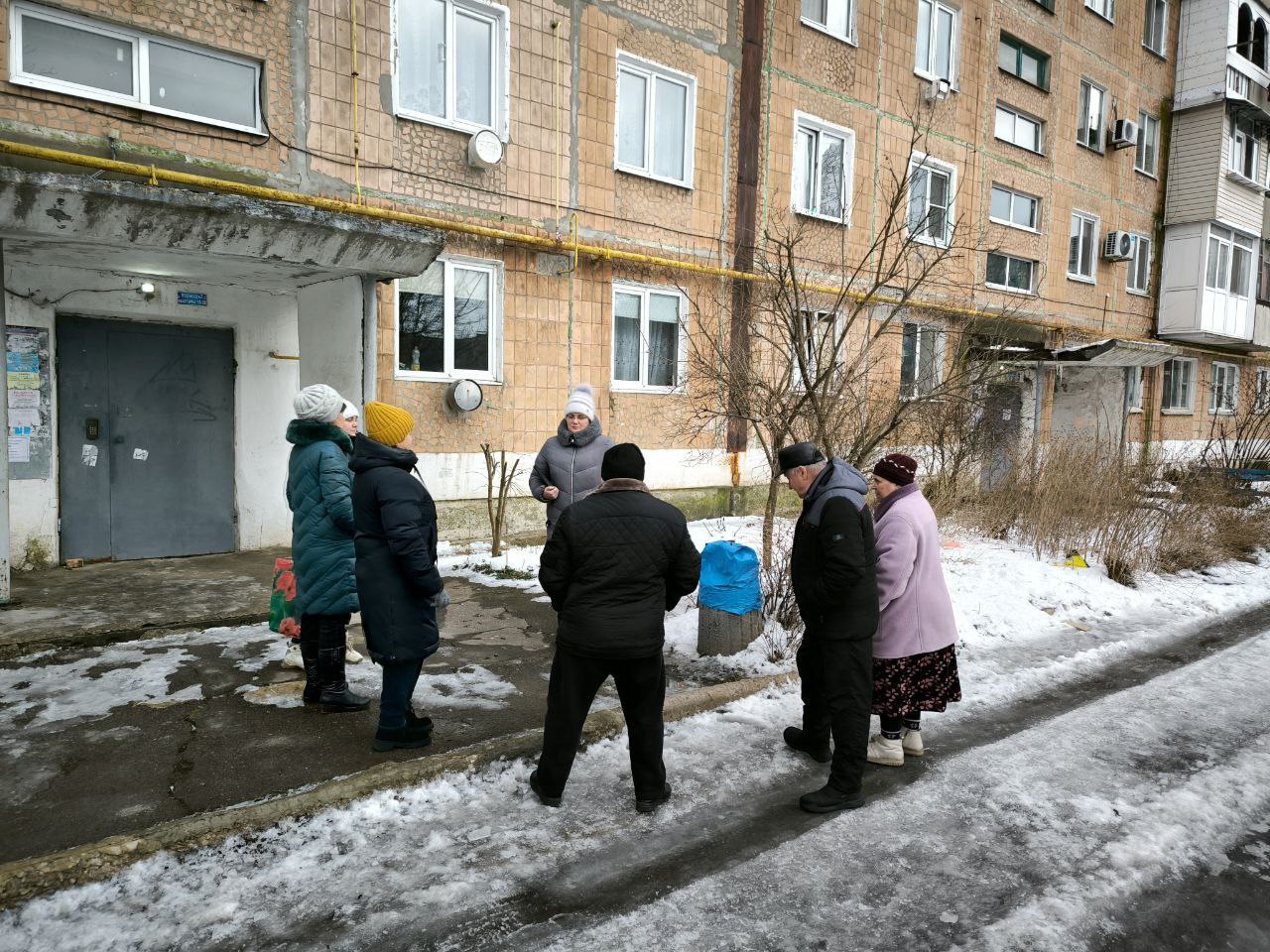 Встреча с населением.