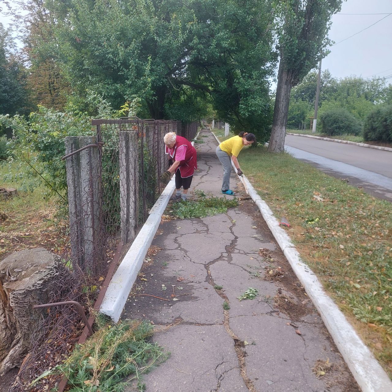 В Ждановке продолжается благоустройство.