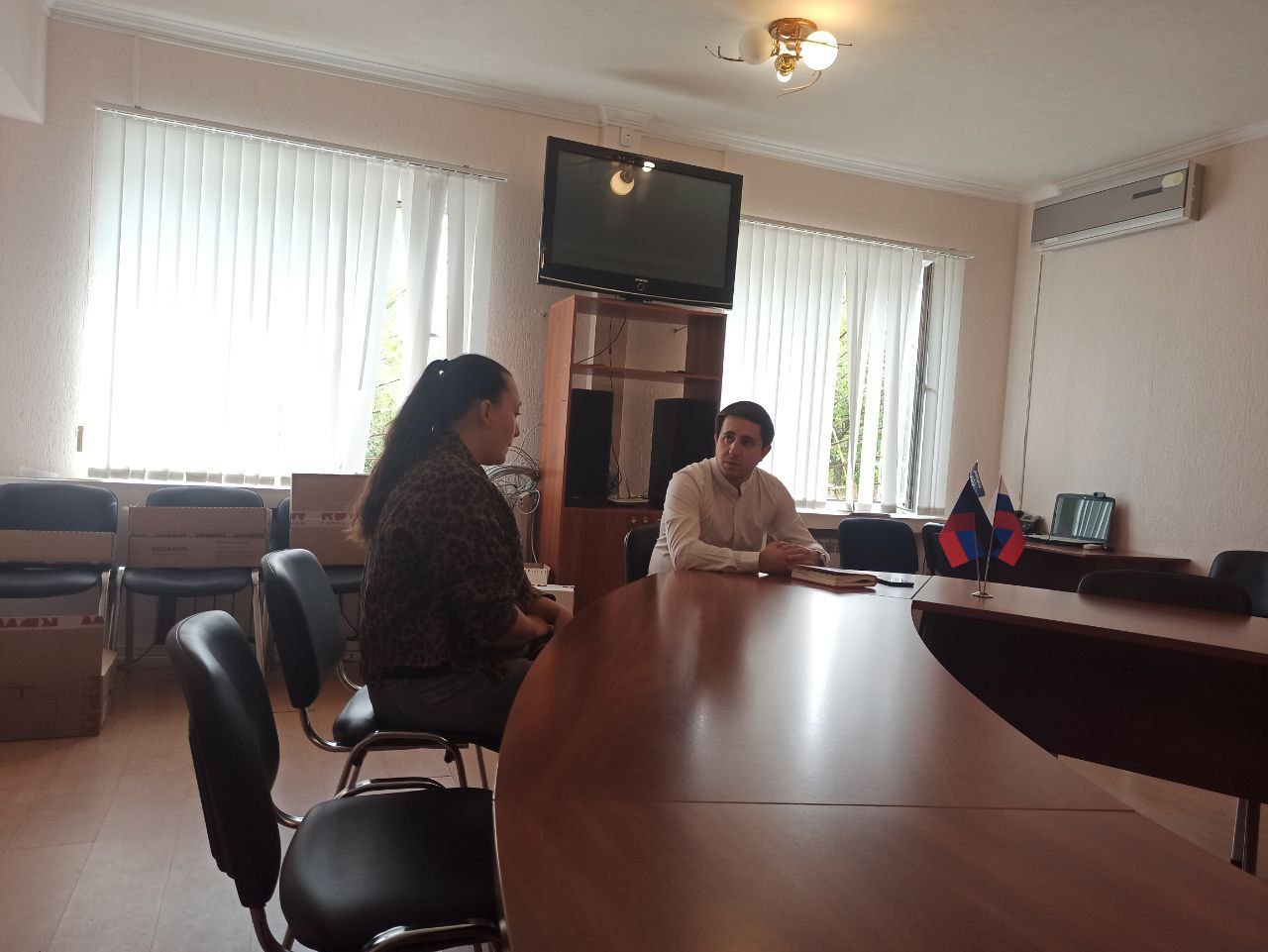 В Ждановке состоялся прием граждан.