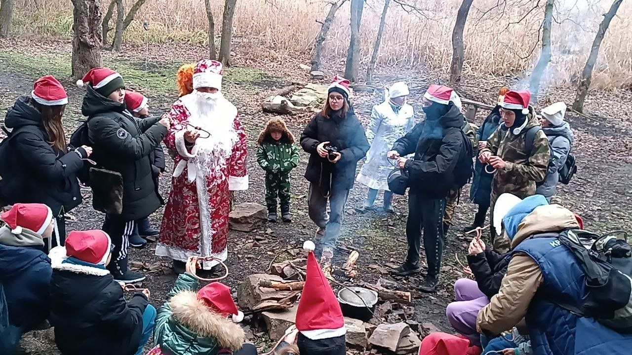 В Ждановке прошло новогоднее туристическое мероприятие.