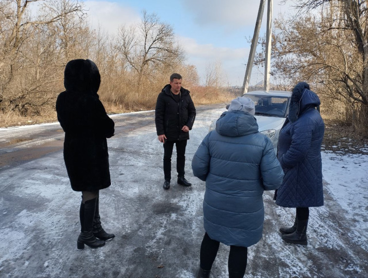 Встреча с населением в пгт Ольховка. Встреча с населением в пгт Ольховка.